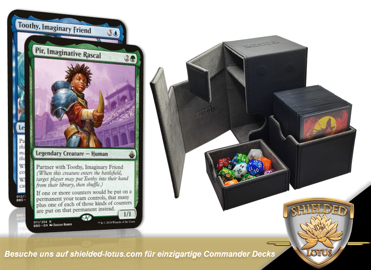 MTG Magic the Gathering Commander Deck - Pir, Imaginative Rascal // Toothy, Imaginary Friend
