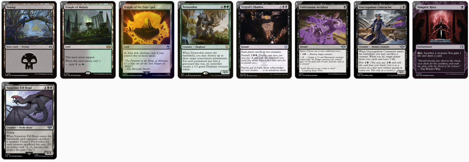 MTG Magic 100-Karten Commander Deck Jarad, Golgari Lich Lord (Graveyard, Friedhof)
