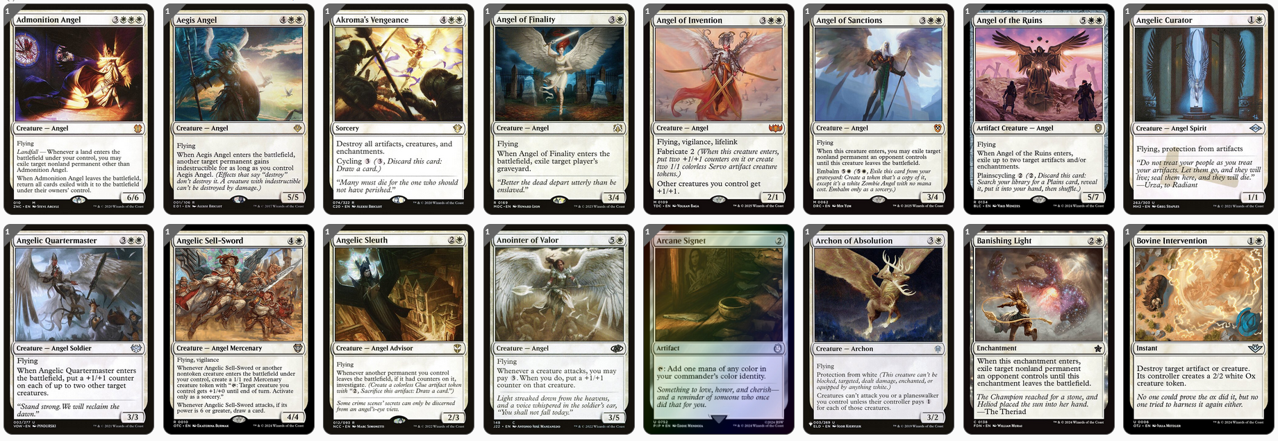 Magic the Gathering Commander Deck - Sephara, Sky's Blade (Flying Doom)