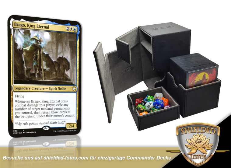 MTG Magic the Gathering Commander Deck - Brago, King Eternal (Flicker)