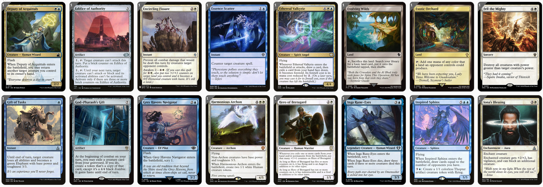 MTG Magic the Gathering Commander Deck - Brago, King Eternal (Flicker)