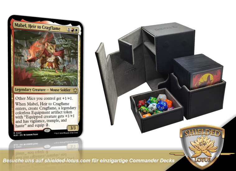 MTG Magic the Gathering Commander Deck - Mabel, Heir to Cragflame (Mice, Equipment)
