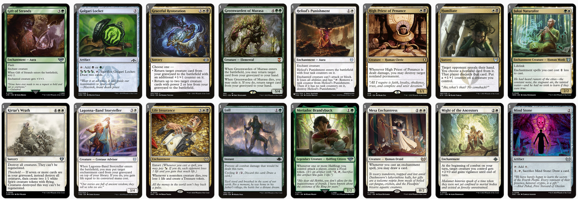 MTG Magic the Gathering Commander Deck - Myrkul, Lord of Bones (Verzauberungen)