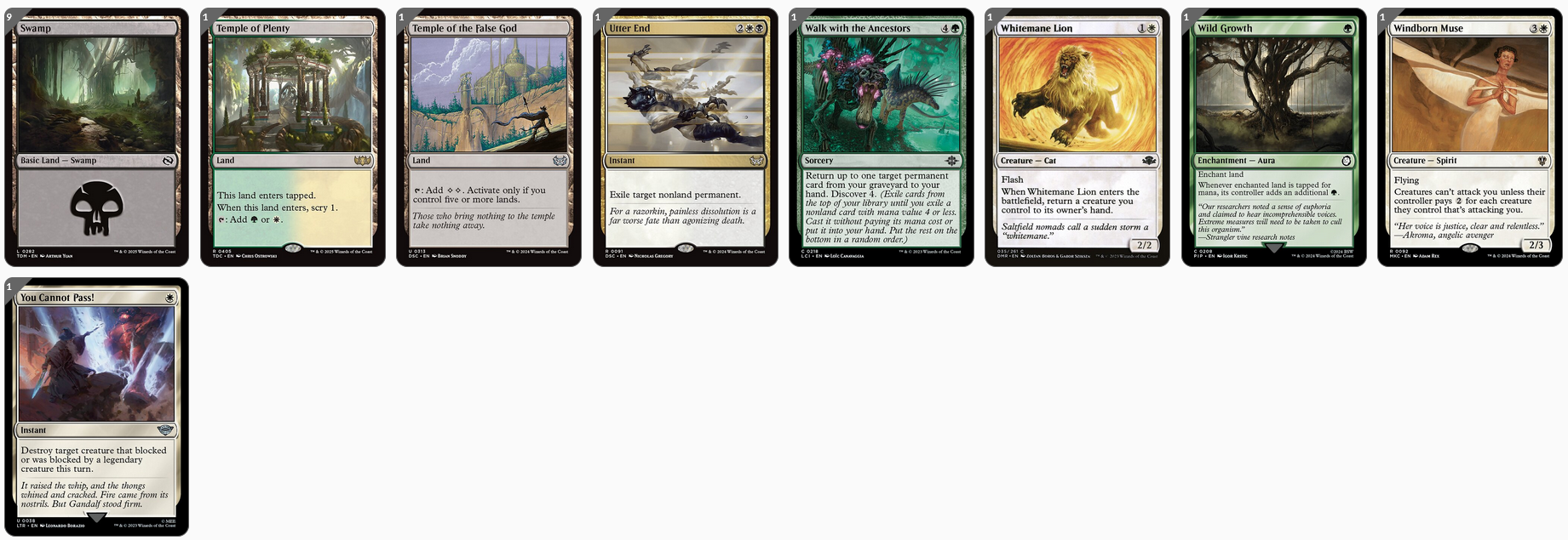 MTG Magic the Gathering Commander Deck - Myrkul, Lord of Bones (Verzauberungen)
