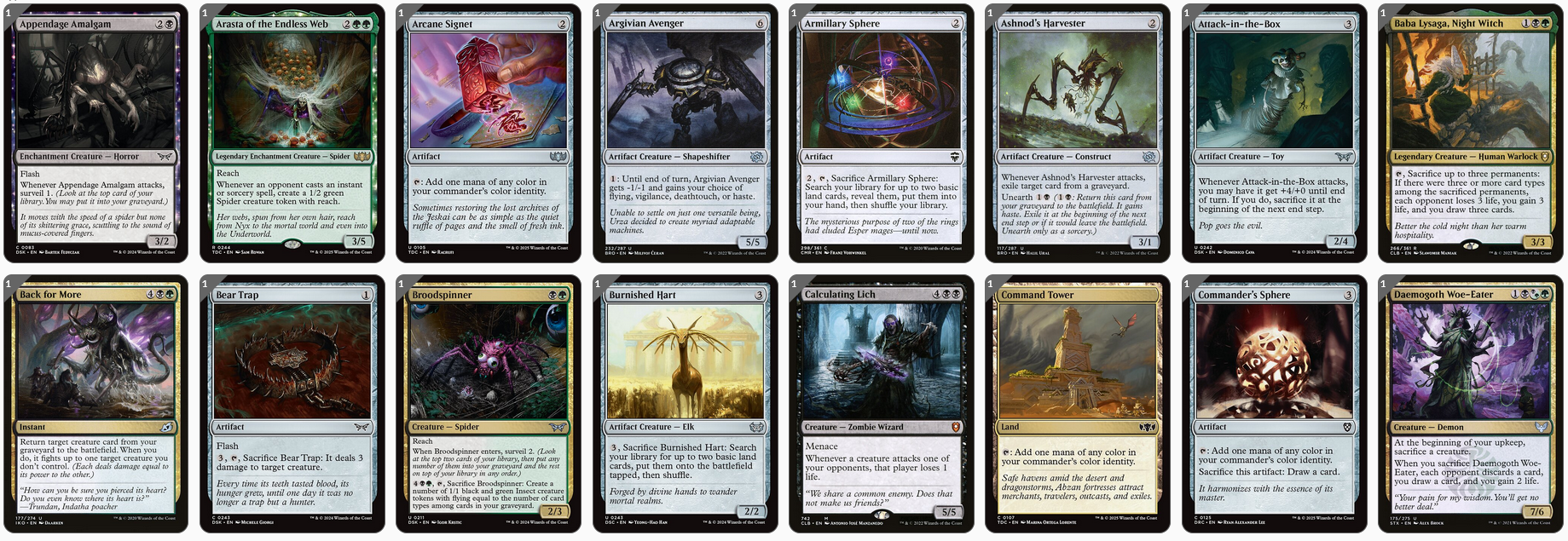 MTG Magic the Gathering Commander Deck - Rendmaw, Creaking Nest (Black Birds)