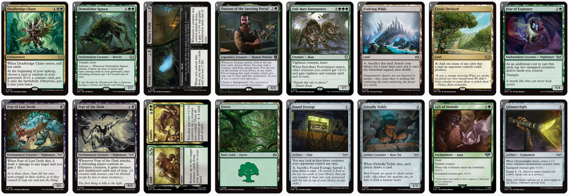 MTG Magic the Gathering Commander Deck - Rendmaw, Creaking Nest (Black Birds)