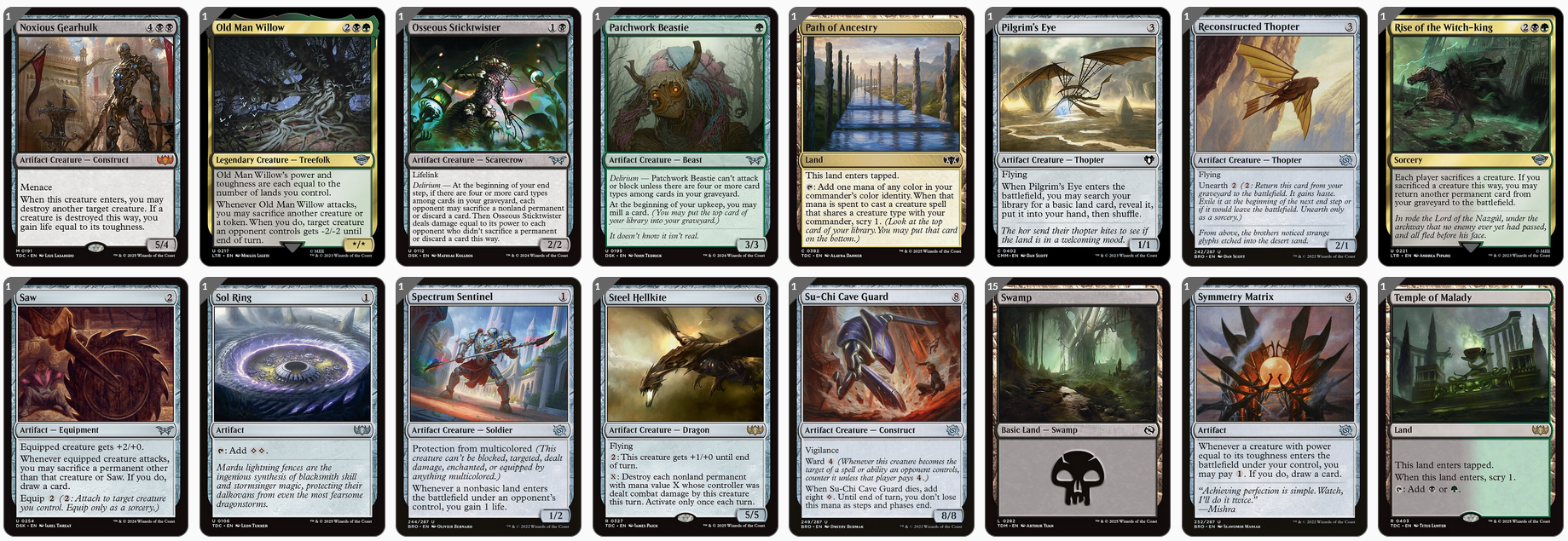 MTG Magic the Gathering Commander Deck - Rendmaw, Creaking Nest (Black Birds)