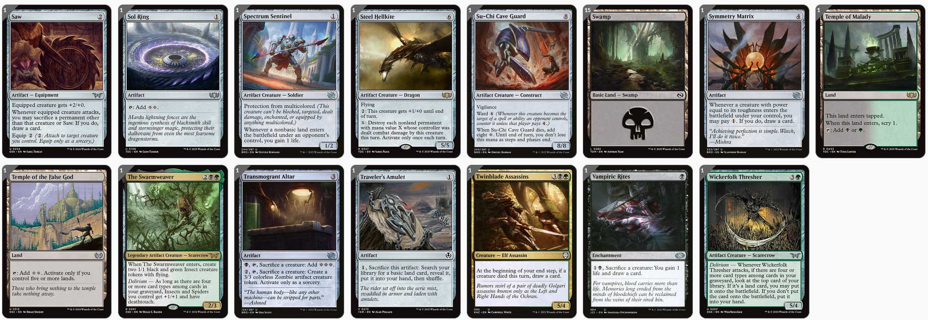 MTG Magic the Gathering Commander Deck - Rendmaw, Creaking Nest (Black Birds)