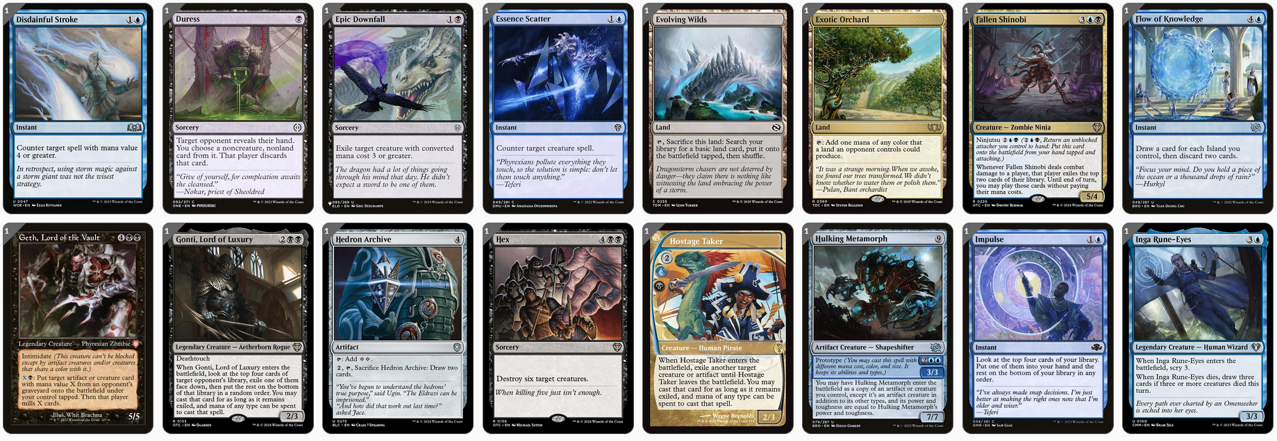 MTG Magic Commander Deck - Tasha, the Witch Queen (Exile, Mill)