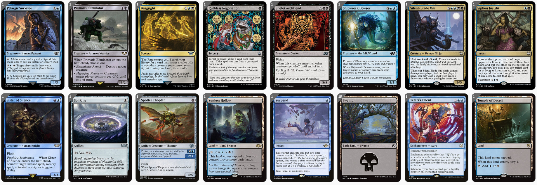 MTG Magic Commander Deck - Tasha, the Witch Queen (Exile, Mill)