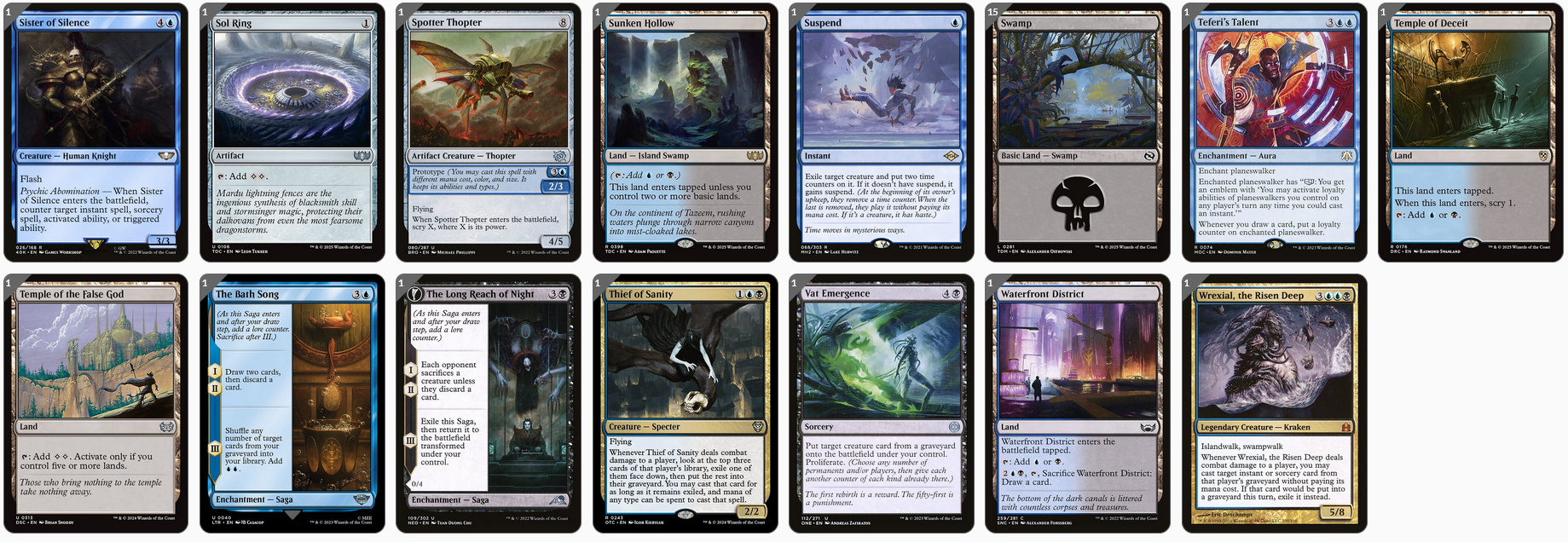 MTG Magic Commander Deck - Tasha, the Witch Queen (Exile, Mill)