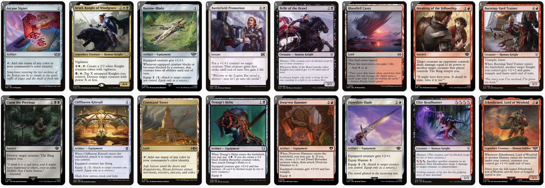 MTG Magic the Gathering Commander Deck - Syr Gwyn, Hero of Ashvale (Knights & Equipment)