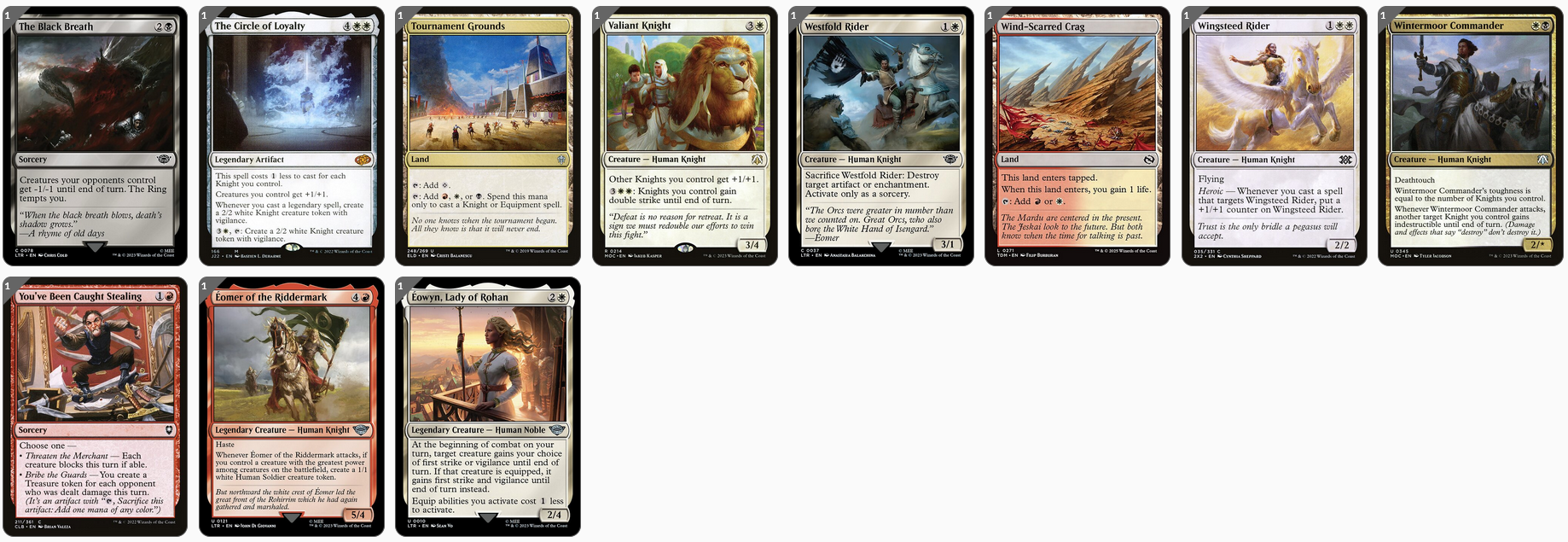 MTG Magic the Gathering Commander Deck - Syr Gwyn, Hero of Ashvale (Knights & Equipment)