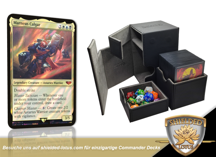 MTG Magic the Gathering Commander Deck - Marneus Calgar (Warhammer 40K Tokens)