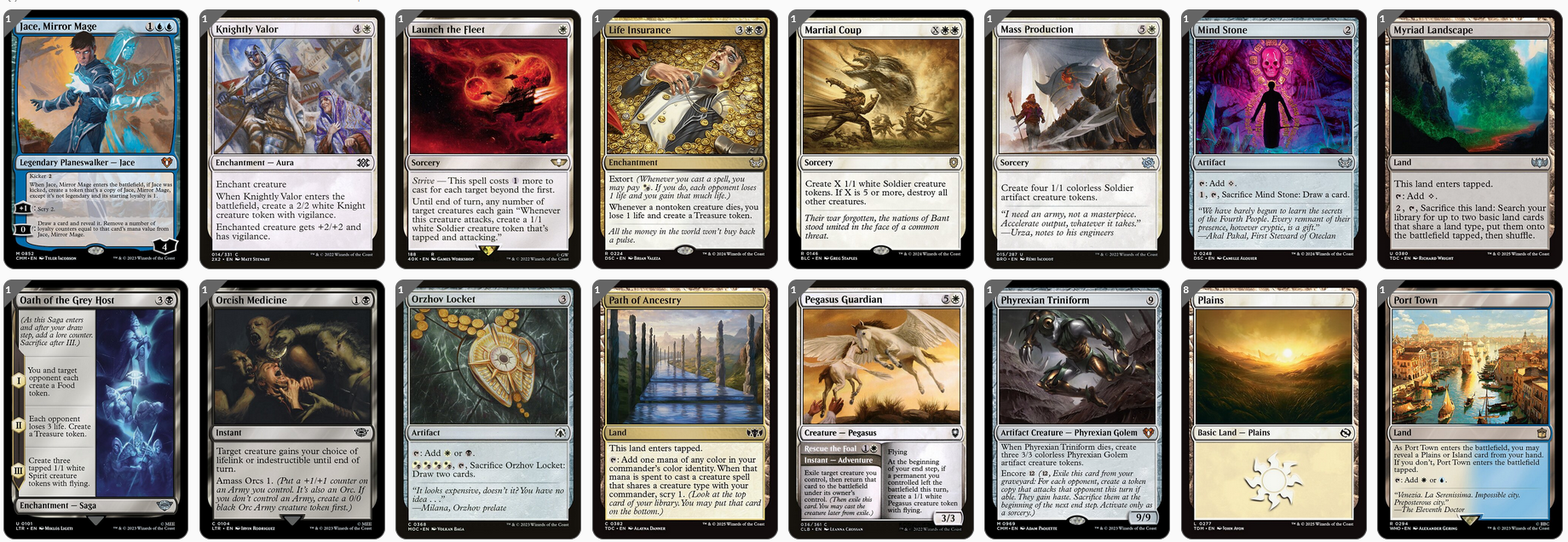 MTG Magic the Gathering Commander Deck - Marneus Calgar (Warhammer 40K Tokens)