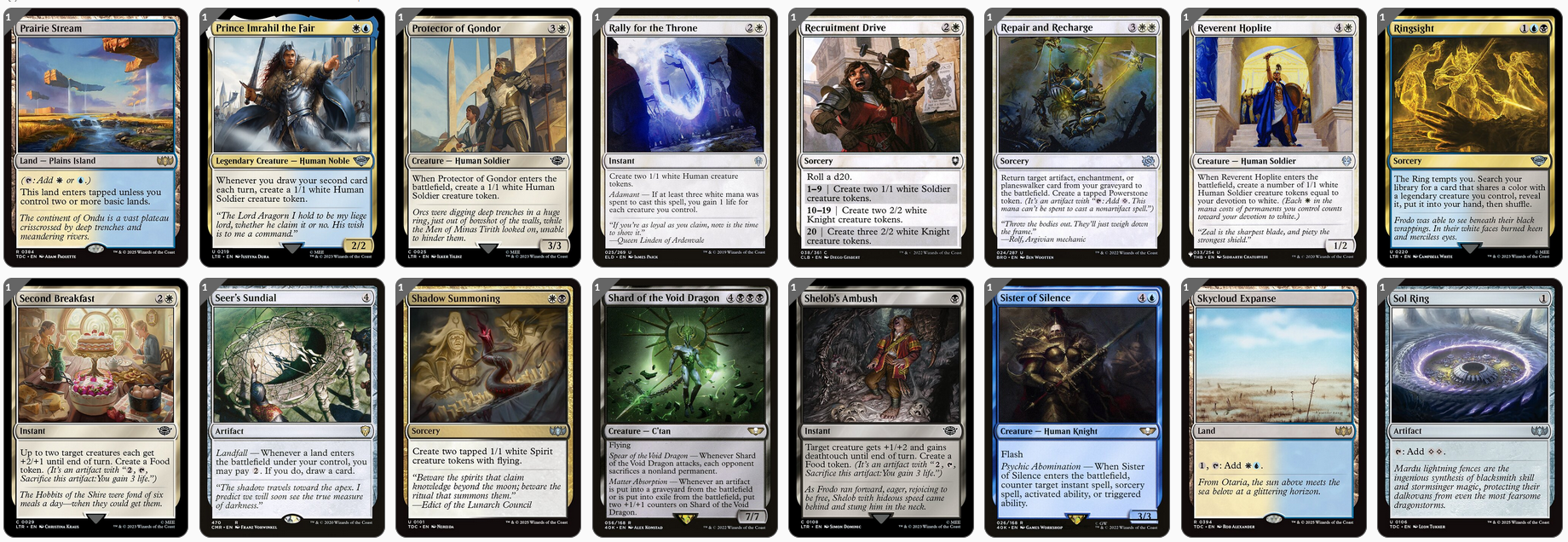 MTG Magic the Gathering Commander Deck - Marneus Calgar (Warhammer 40K Tokens)