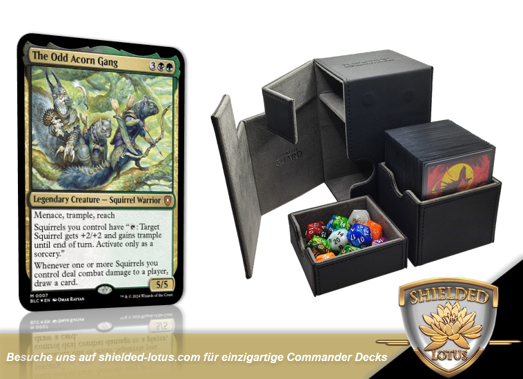 MTG Magic the Gathering Commander Deck - The Odd Acorn Gang (Squirrels & Tokens)