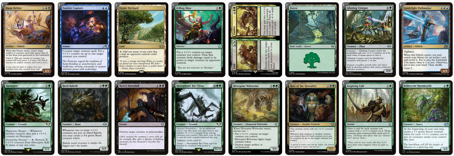 MTG Magic the Gathering Commander Deck - Atraxa, Praetors' Voice (+1/+1 Counter)