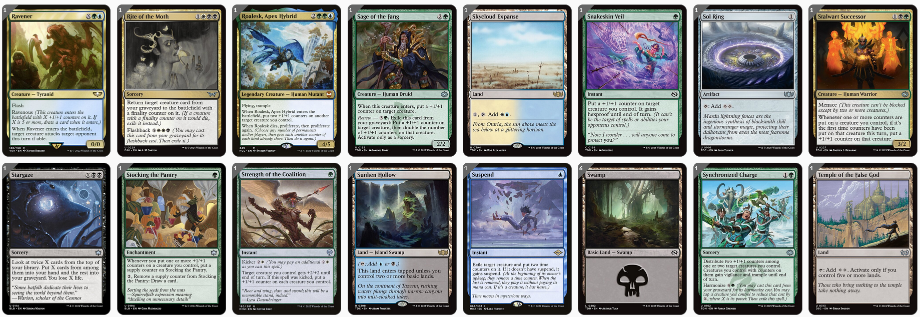 MTG Magic the Gathering Commander Deck - Atraxa, Praetors' Voice (+1/+1 Counter)