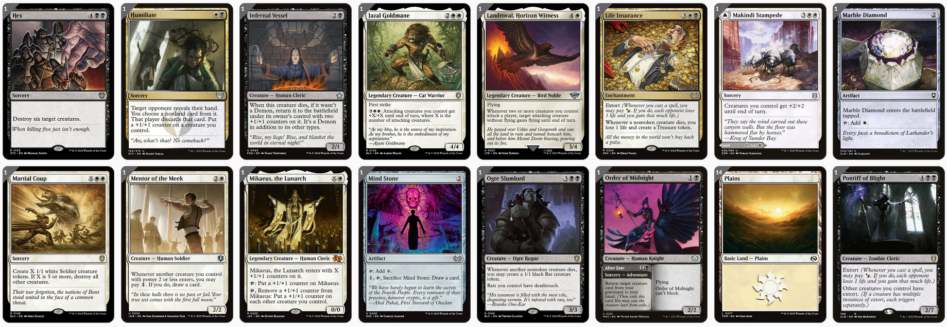 MTG Magic the Gathering Commander Deck - Teysa Karlov (Death by Tokens)