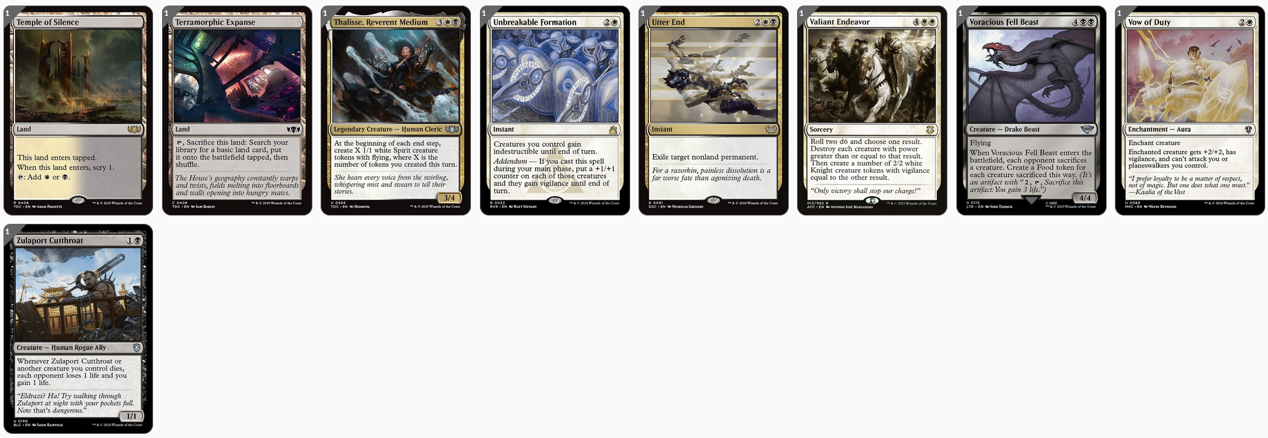 MTG Magic the Gathering Commander Deck - Teysa Karlov (Death by Tokens)