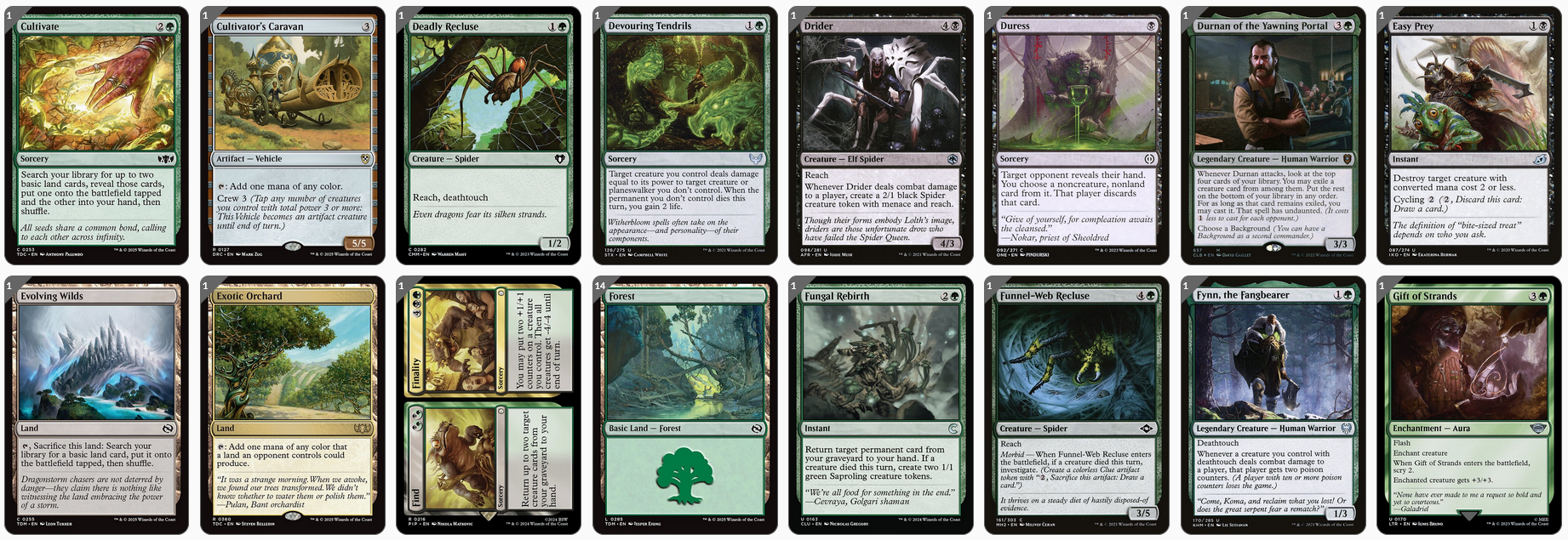 MTG Magic the Gathering Commander Deck - Shelob, Child of Ungoliant (Spider, Spinnen)