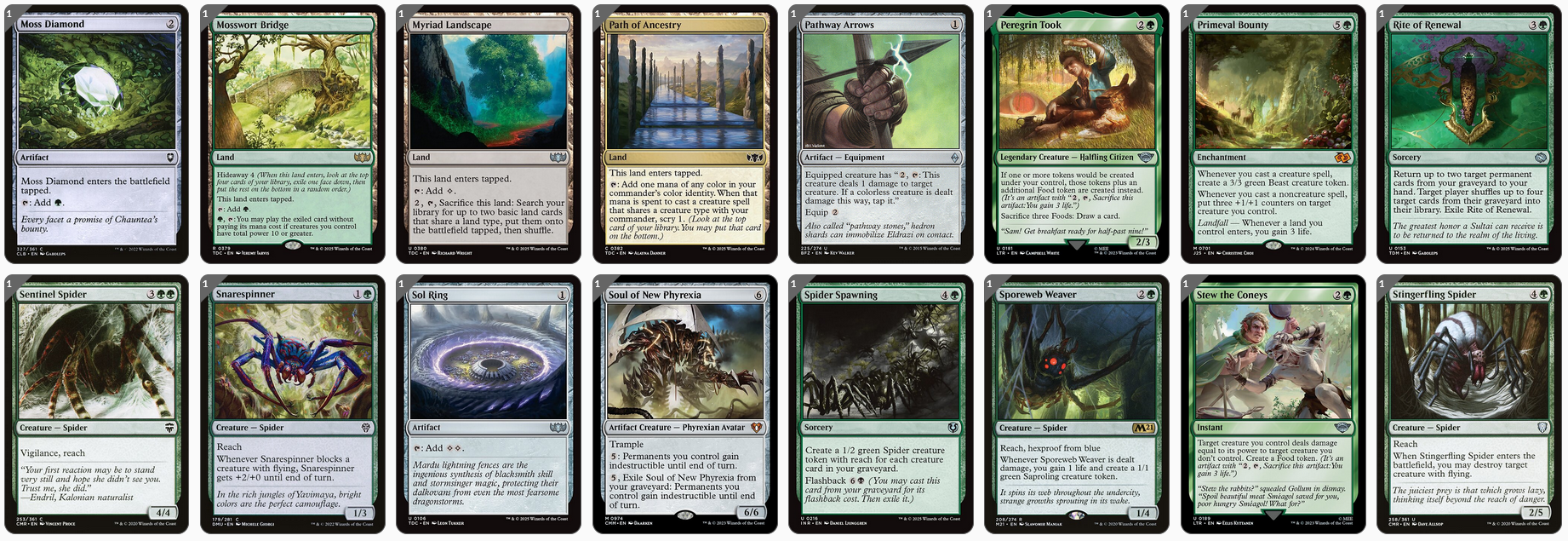 MTG Magic the Gathering Commander Deck - Shelob, Child of Ungoliant (Spider, Spinnen)