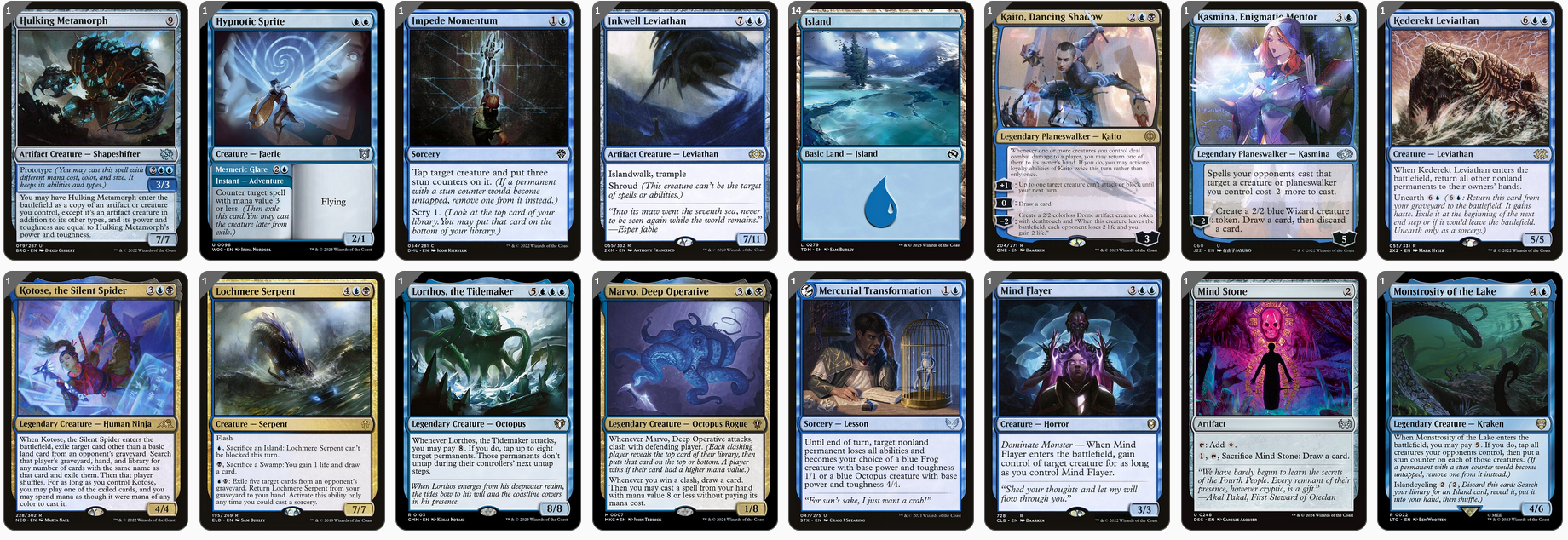 MTG Magic the Gathering Commander Deck - Runo Stromkirk (Meereskreaturen)