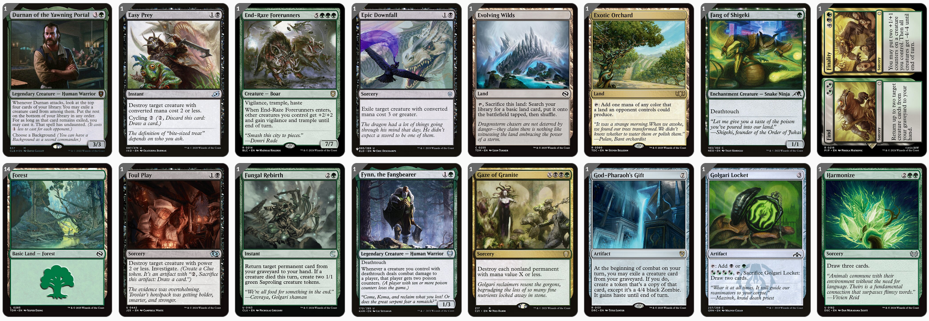MTG Magic the Gathering Commander Deck - Aphelia, Viper Whisperer (Snakes)