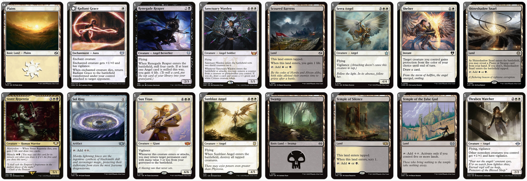 MTG Magic the Gathering Commander Deck - Shilgengar, Sire of Famine (Blood Angels)