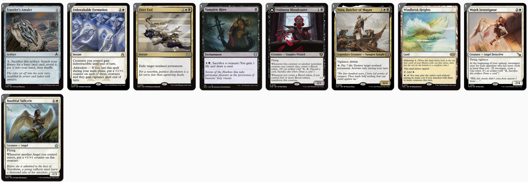 MTG Magic the Gathering Commander Deck - Shilgengar, Sire of Famine (Blood Angels)