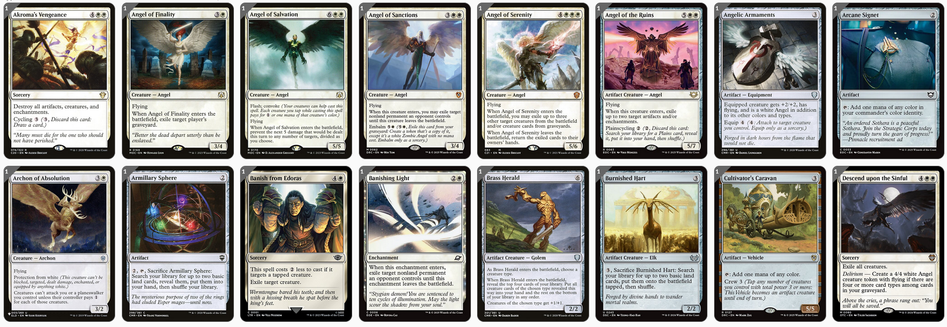 MTG Magic 100-Karten Commander Deck - Akroma, Angel of Wrath (Engel)