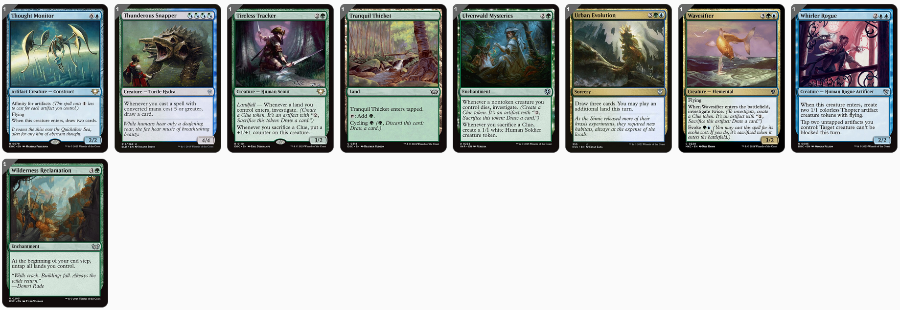 MTG Magic the Gathering Commander Deck - Adrix and Nev, Twincasters (Tokens)