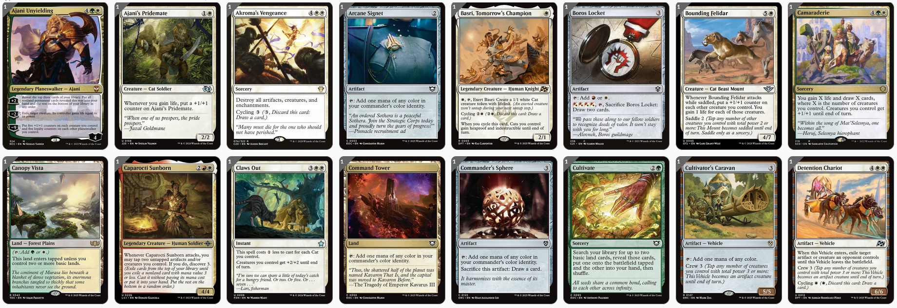 MTG Magic the Gathering Commander Deck - Rin and Seri, Inseparable (Cats & Dogs)