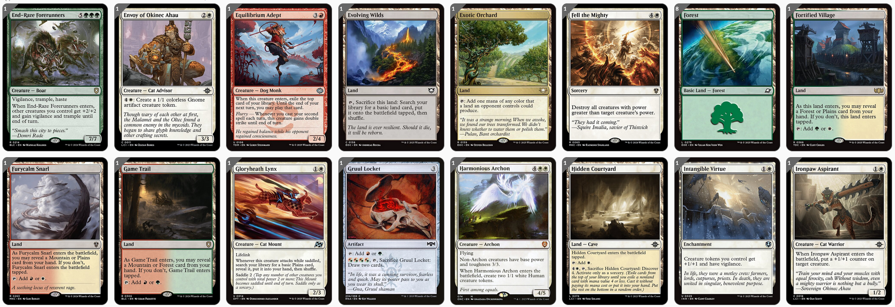 MTG Magic the Gathering Commander Deck - Rin and Seri, Inseparable (Cats & Dogs)