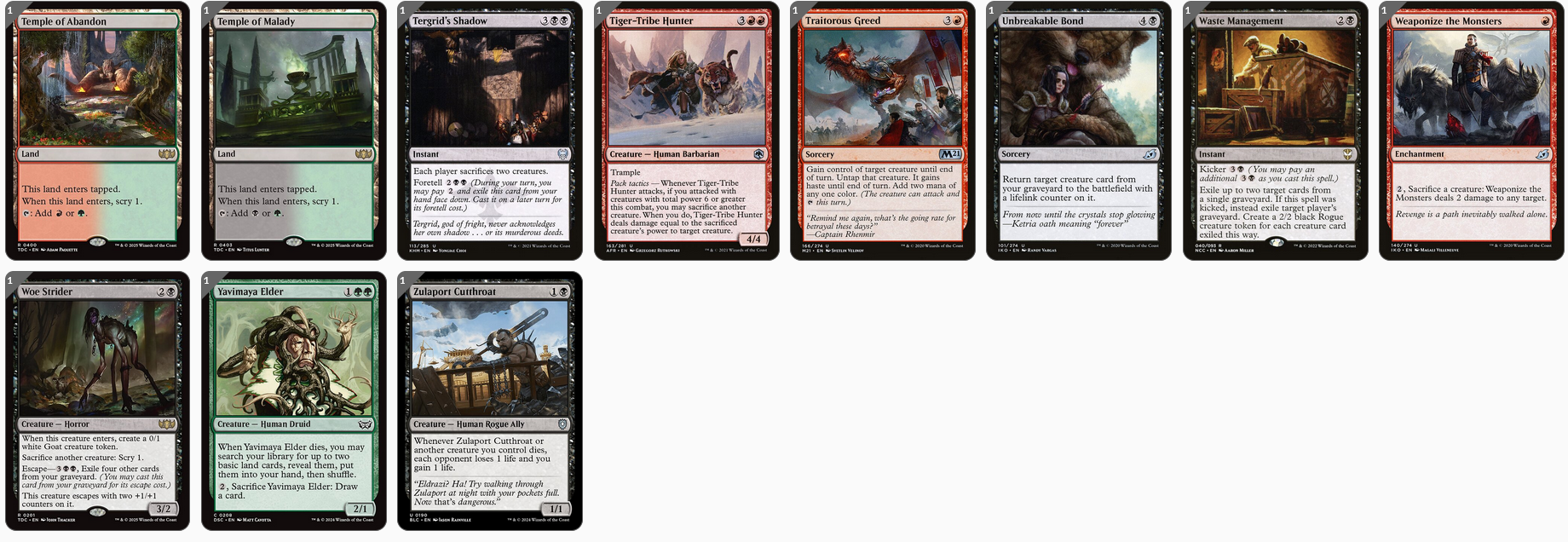 MTG Magic the Gathering Commander Deck - Ziatora, the Incinerator