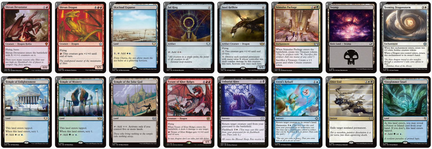 MTG Magic 100-Karten Commander Deck - Scion of the Ur-Dragon (Drachen, Reanimation)