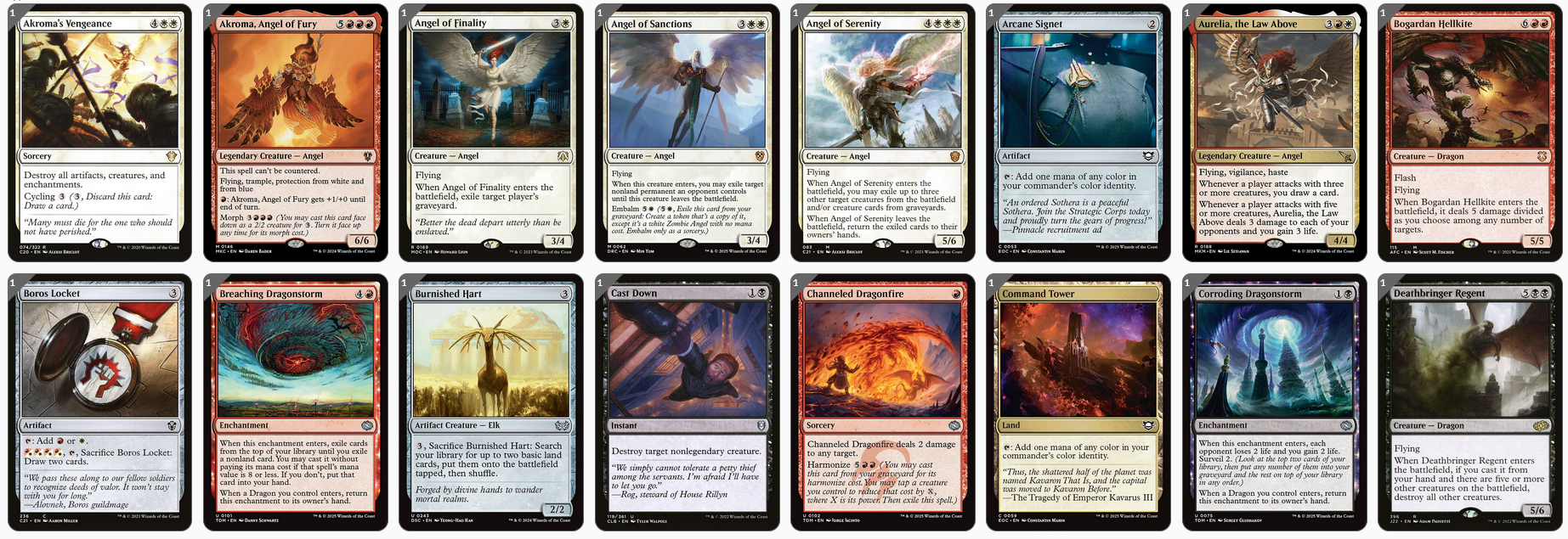 MTG Magic the Gathering Commander Deck - Kaalia of the Vast (Angels, Demons & Dragons)