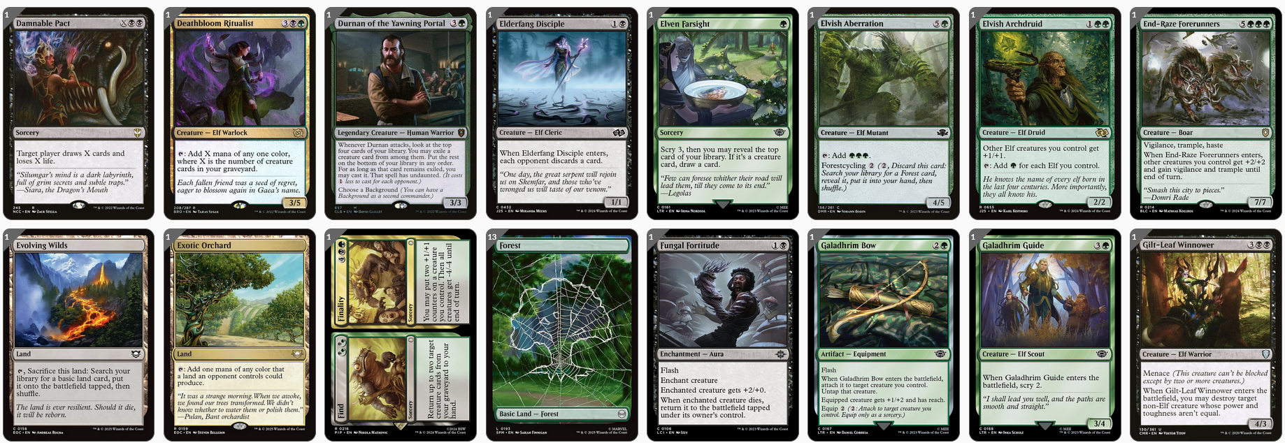 MTG Magic the Gathering Commander Deck - Lathril, Blade of the Elves (Elfen Imperium)