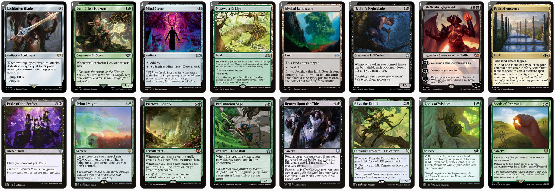 MTG Magic the Gathering Commander Deck - Lathril, Blade of the Elves (Elfen Imperium)