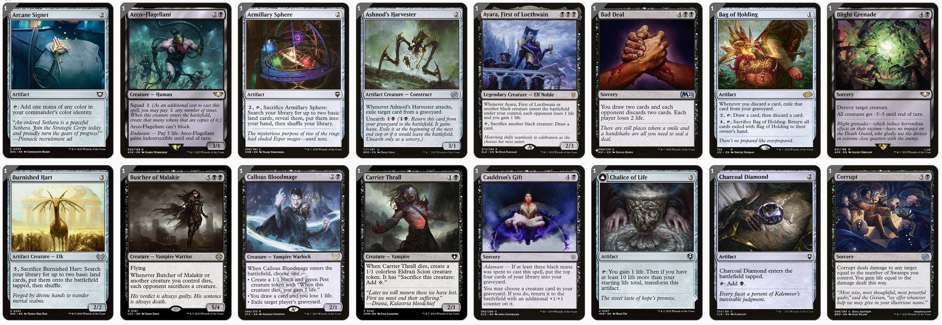 MTG Magic the Gathering Commander Deck - Sheoldred, the Apocalypse (Lifegain, Destruction)
