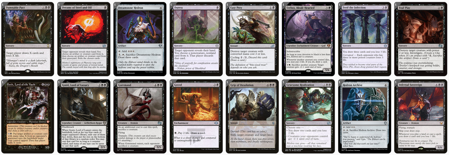 MTG Magic the Gathering Commander Deck - Sheoldred, the Apocalypse (Lifegain, Destruction)
