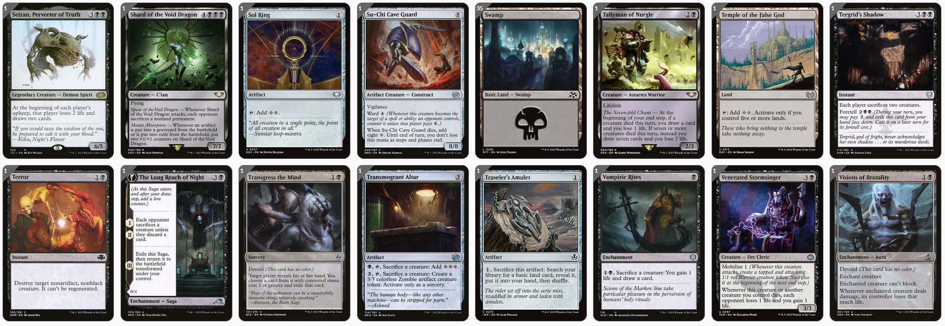 MTG Magic the Gathering Commander Deck - Sheoldred, the Apocalypse (Lifegain, Destruction)