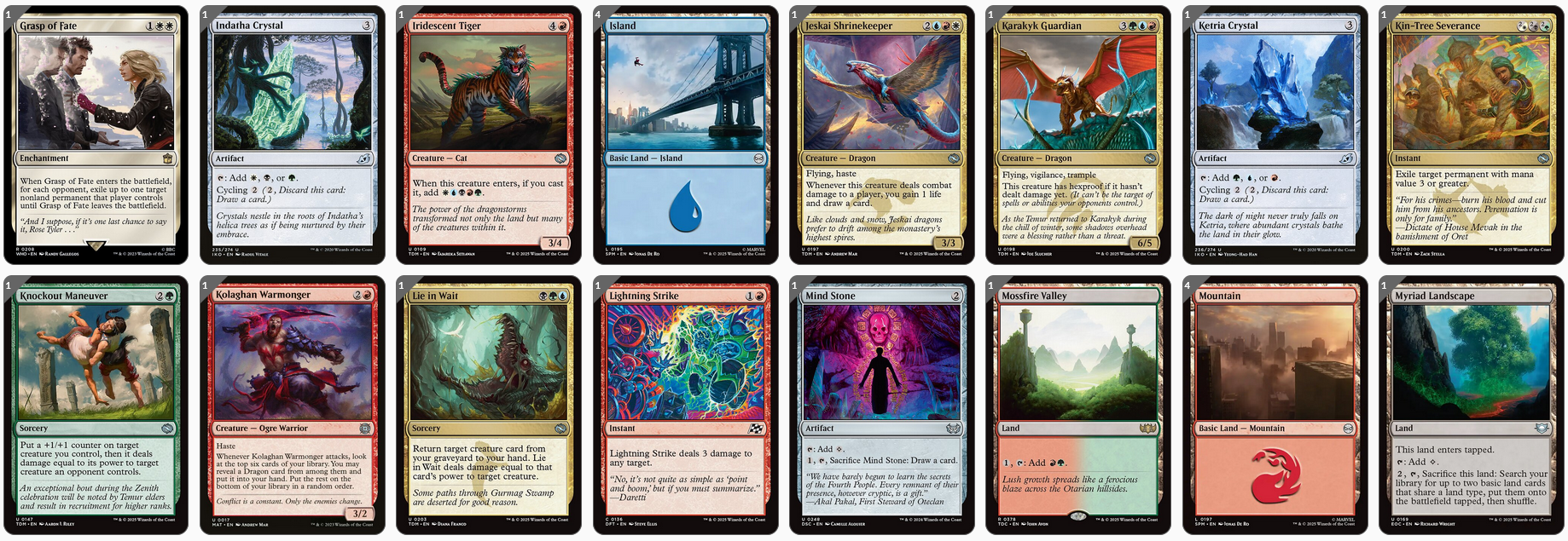 MTG Magic the Gathering Commander Deck - The Ur-Dragon (Dragon Tribal)