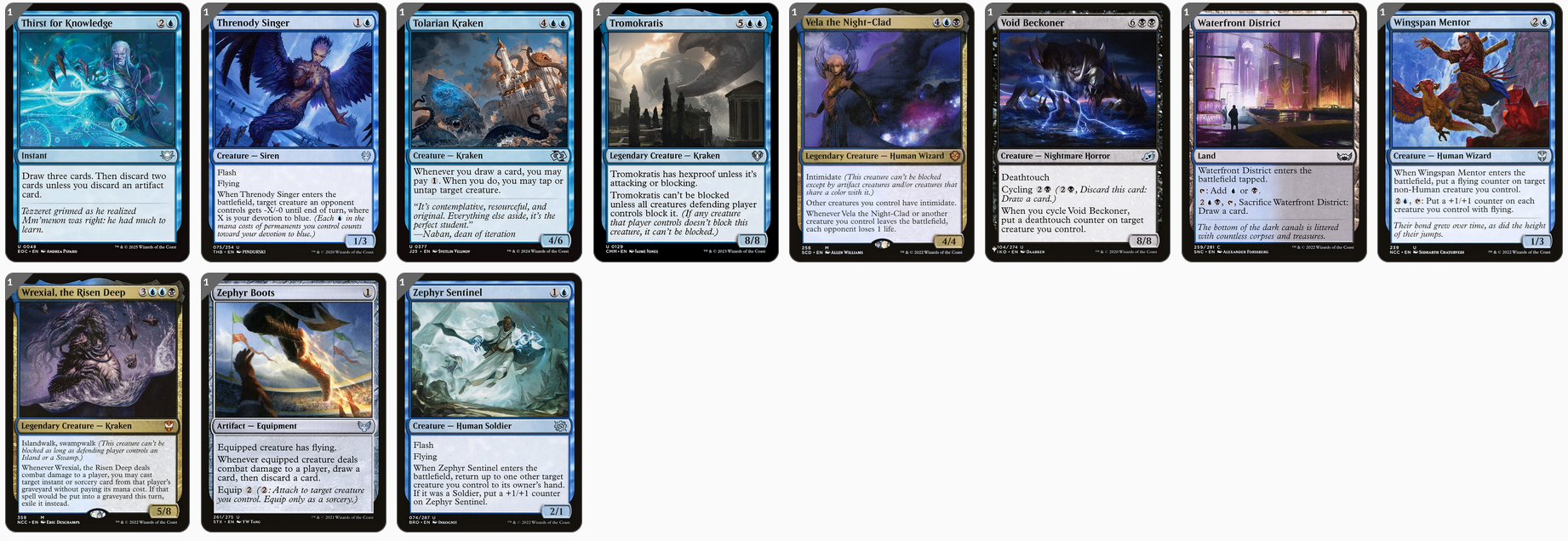 MTG Magic Commander Deck - Yuriko, the Tiger's Shadow (Ninja & Big Sea Monster)