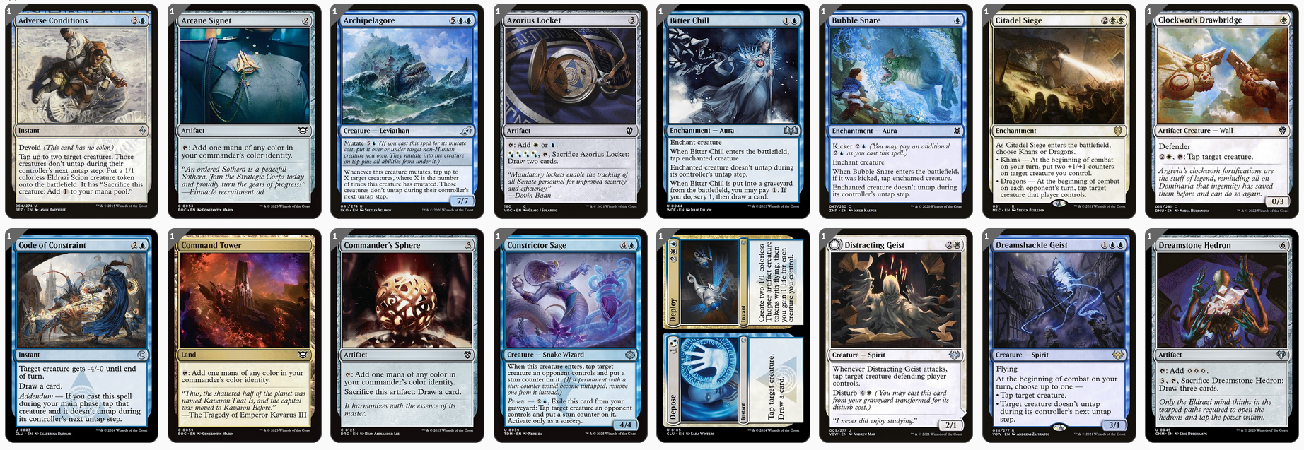 MTG Magic the Gathering Commander Deck - Hylda of the Icy Crown (Freeze)