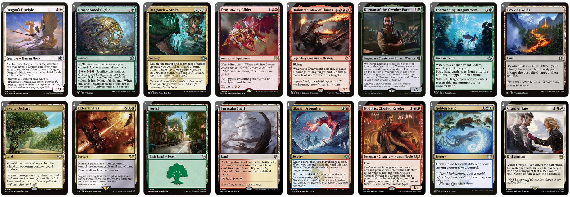 MTG Magic 100-Karten Commander Deck - Tiamat (Dragons)