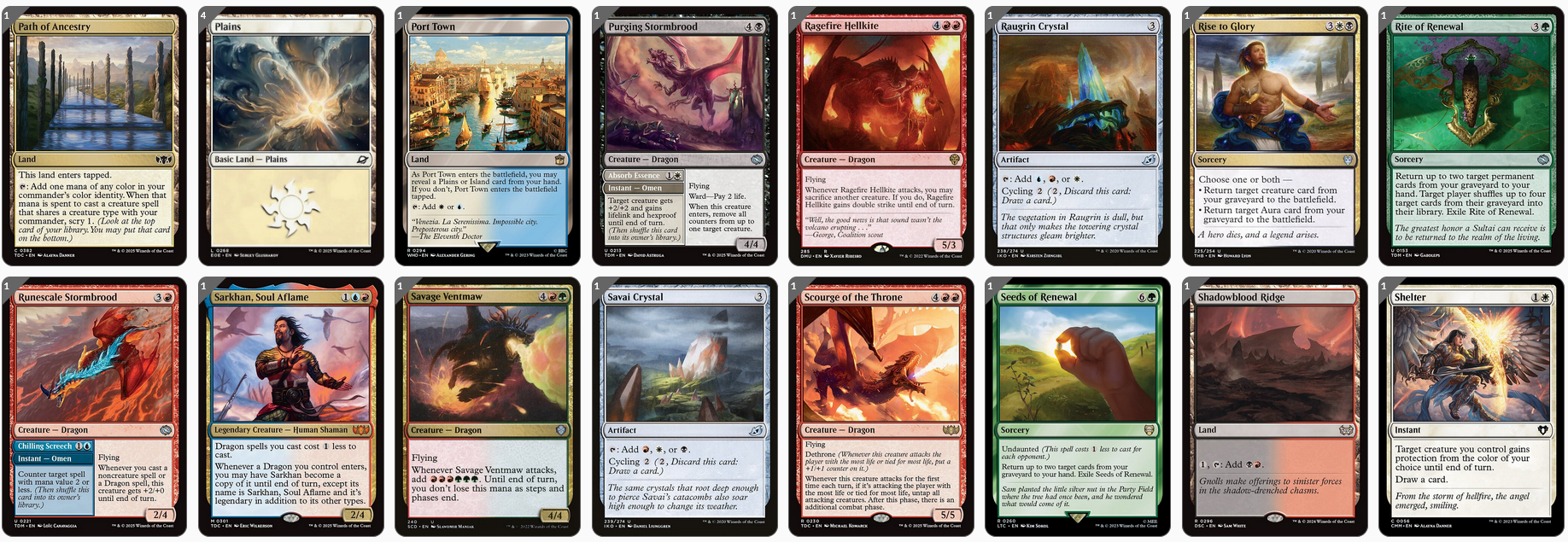 MTG Magic 100-Karten Commander Deck - Tiamat (Dragons)