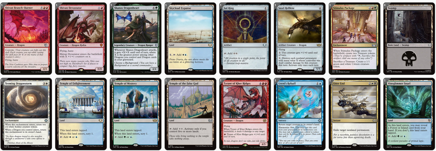 MTG Magic 100-Karten Commander Deck - Tiamat (Dragons)