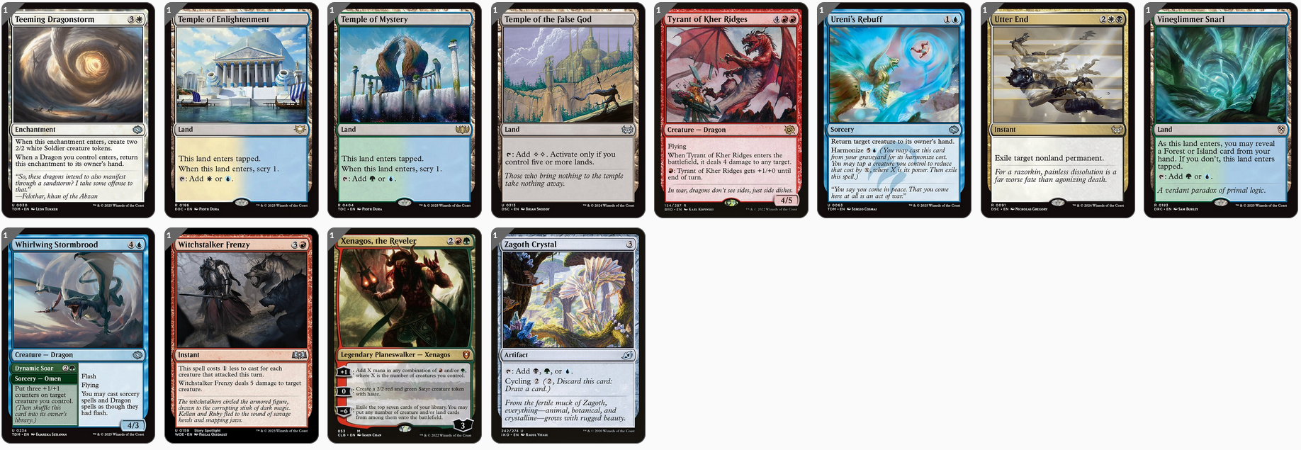 MTG Magic 100-Karten Commander Deck - Tiamat (Dragons)
